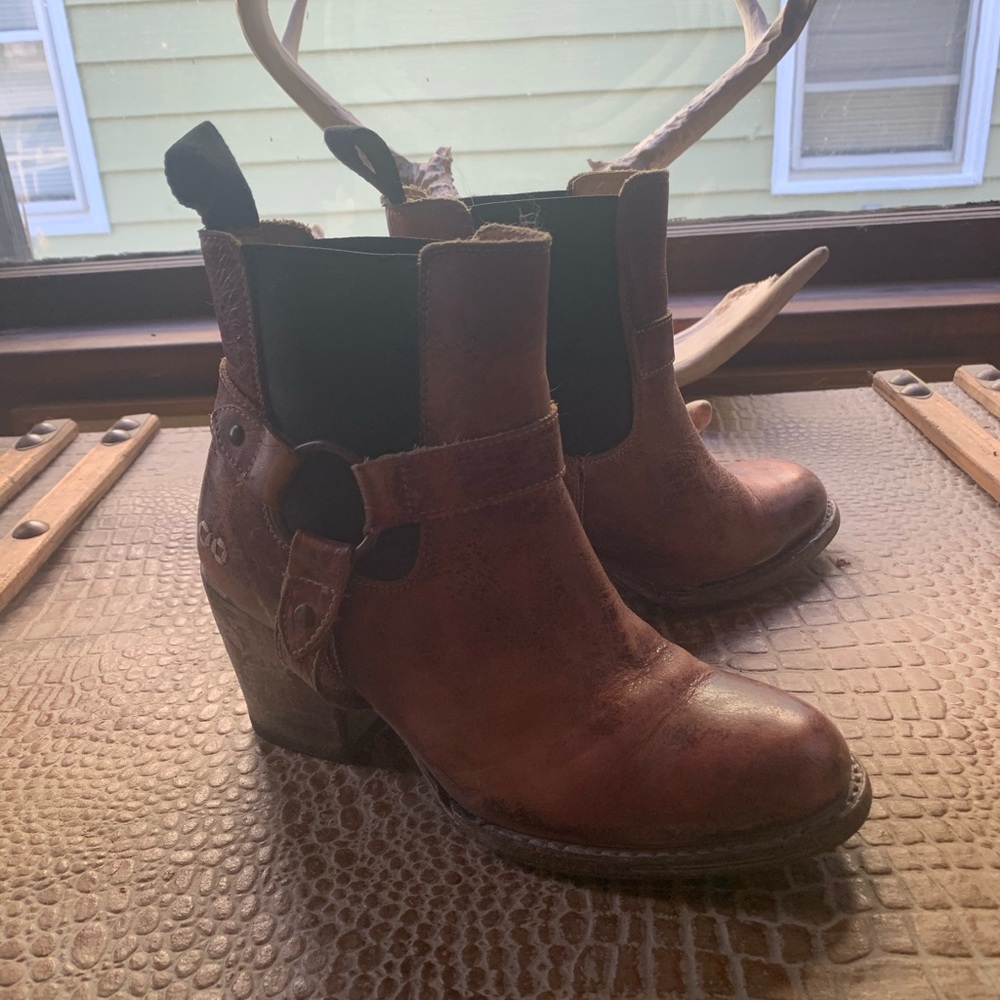 Bed Stu heeled booties